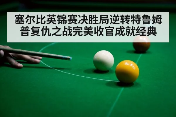 塞尔比英锦赛决胜局逆转特鲁姆普复仇之战完美收官成就经典